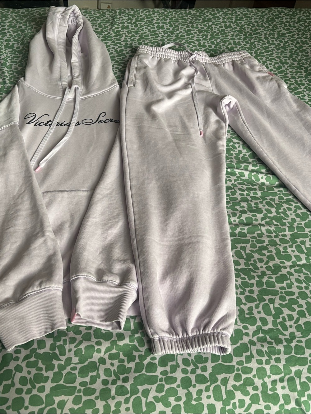 Victoria's Secret Light Lavender Hoodie & Jogger Set